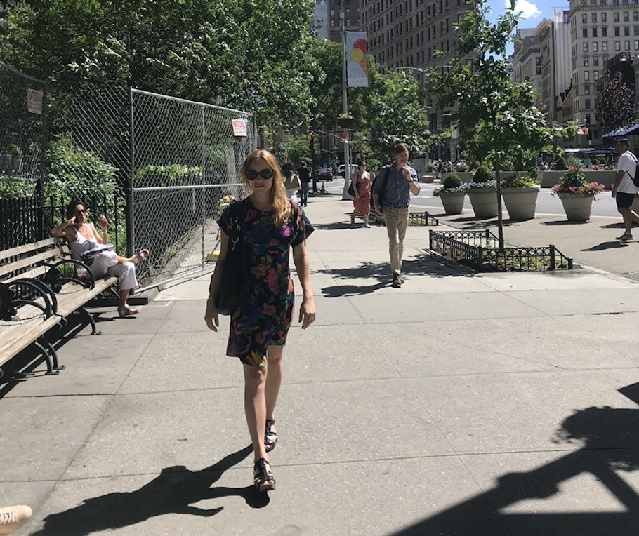 Christine Göös on töissä New Yorkissa.