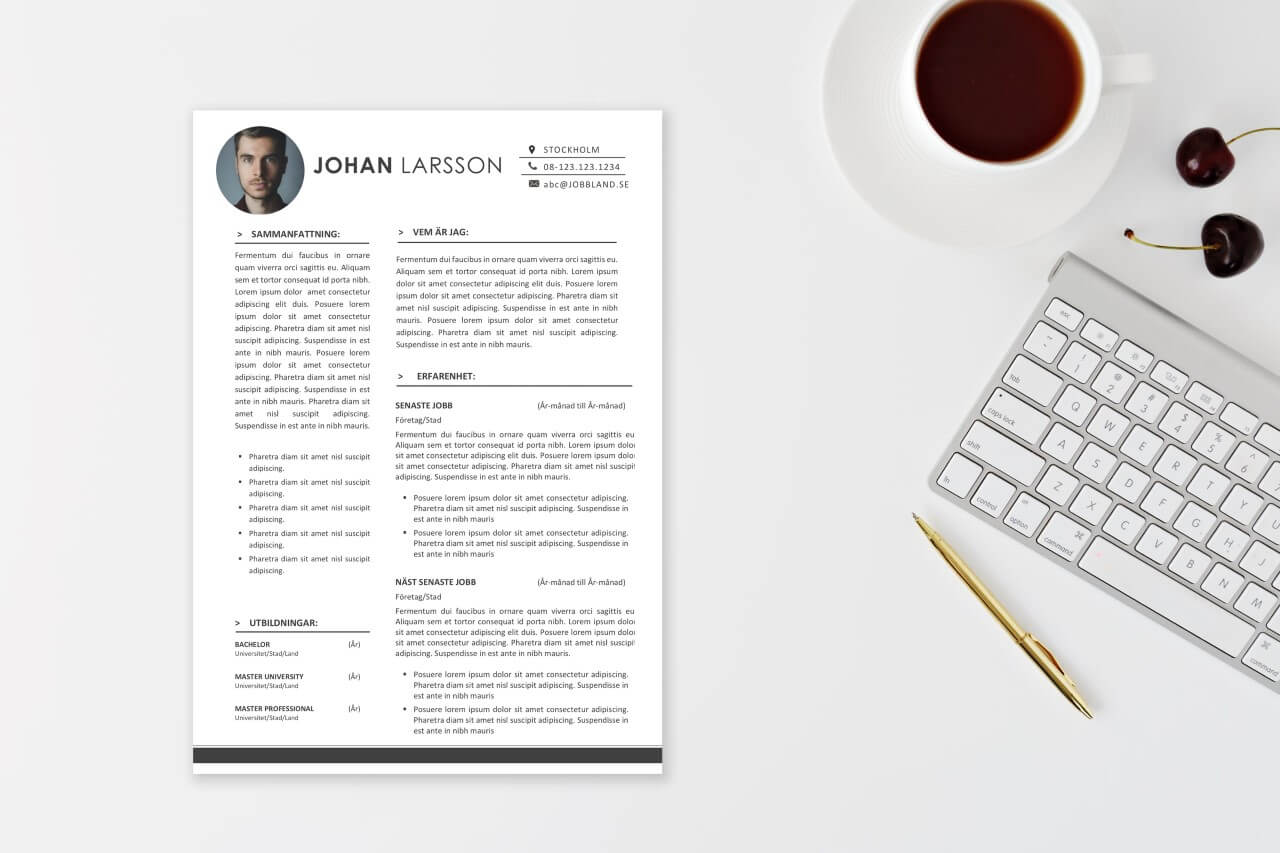 CV mall ladda ner gratis CVmallar Jobbland.se