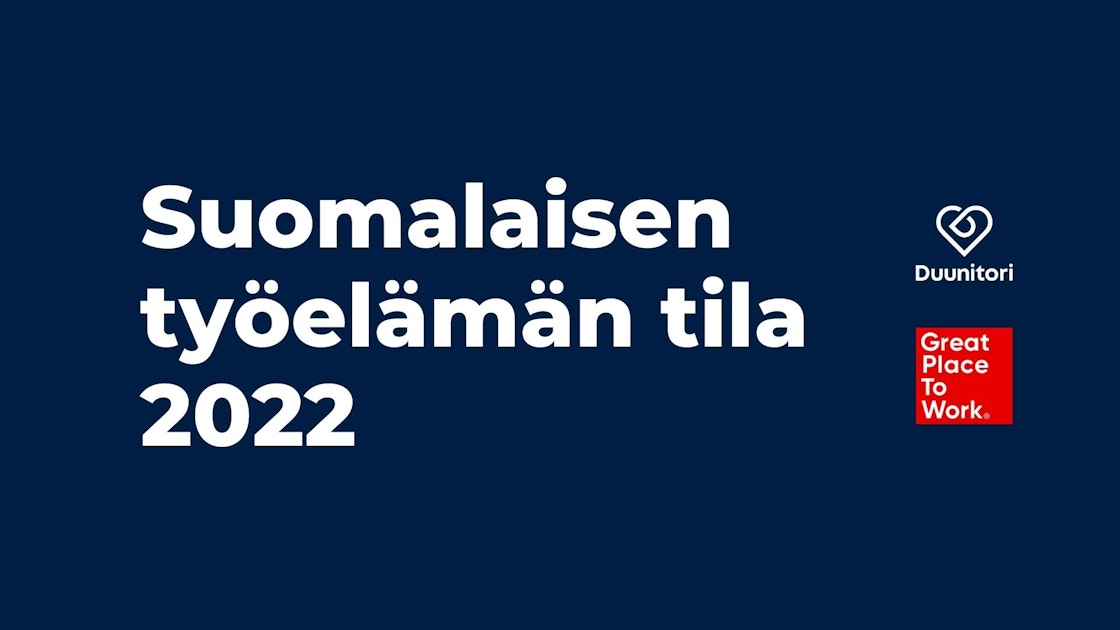 Suomalaisen työelämän tila -tutkimus