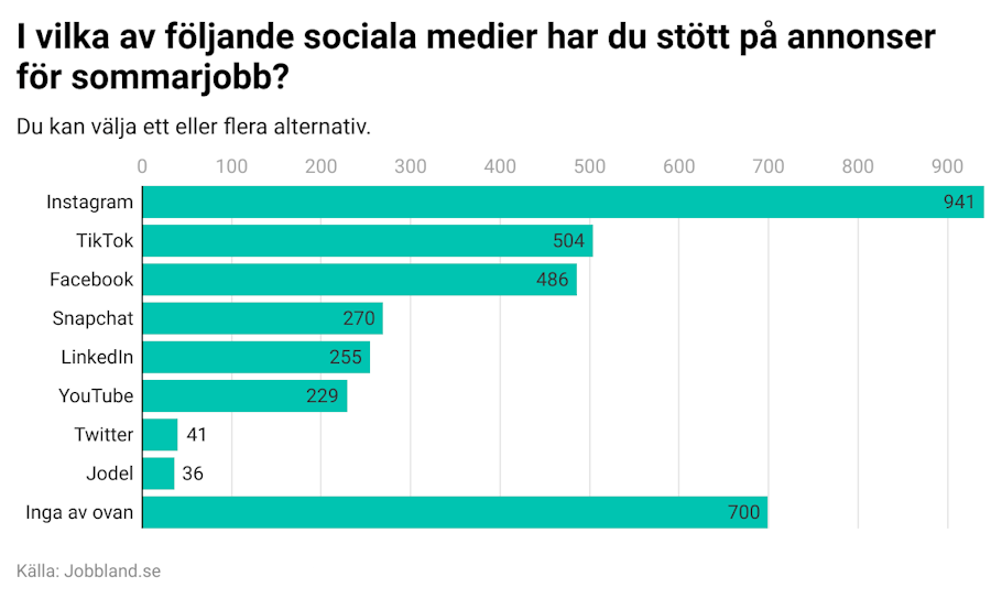 Erfarenhet viktigare än lön för sommarjobbare Jobbland